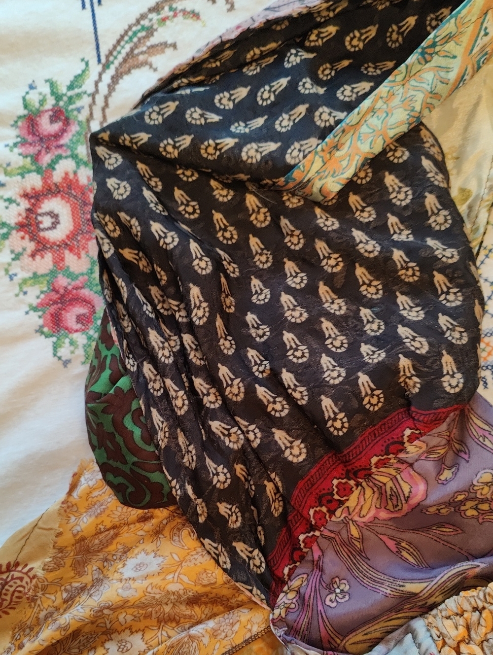 Unbranded Patchwork Halter Dress - Picture 14 of 15